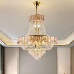 Kristall Pendelleuchte Luxus Dekorative Deckenleuchte