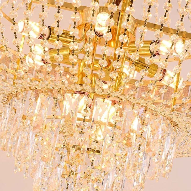 Kristall Pendelleuchte Luxus Dekorative Deckenleuchte