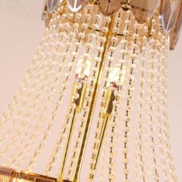 Kristall Pendelleuchte Luxus Dekorative Deckenleuchte