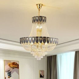Kristall Pendelleuchte Luxus Dekorative Deckenleuchte