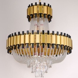 Kristall Pendelleuchte Gold Luxus Dekorative Deckenleuchte