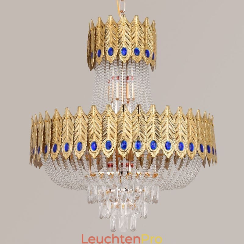 Kristall Pendelleuchte Luxus Dekorative Deckenleuchte 60cm