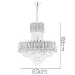 Kristall Pendelleuchte Luxus Dekorative Deckenleuchte 60cm