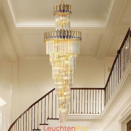 Gold Kristall Pendelleuchte Galvanisiert Gold Phoenix Schwanz Lampenschirm Deckenleuchte Gold Kristall Pendelleuchte Galvanisiert Gold Phoenix Schwanz Lampenschirm Deckenleuchte