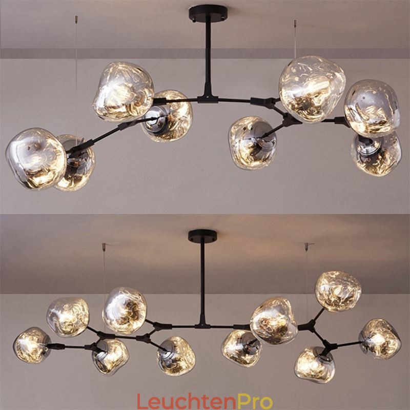 Nordic Deckenleuchte Moderne Galvanisierte Glasmalerei Lampenschirm Pendelleuchte