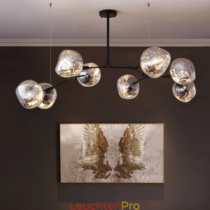 Nordic Deckenleuchte Moderne Galvanisierte Glasmalerei Lampenschirm Pendelleuchte