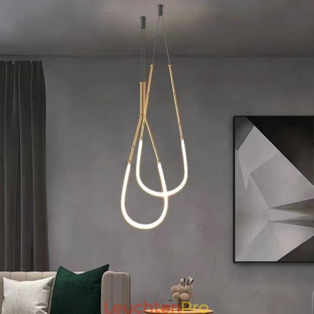 Pendelleuchte Creative Line Bambus Deckenleuchte Schwarz Gold Pendelleuchte Creative Line Bambus Deckenleuchte Schwarz Gold