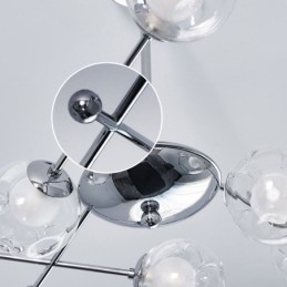Glas Pendelleuchte im europäischen Stil Einfache Magic Beans Deckenleuchte
