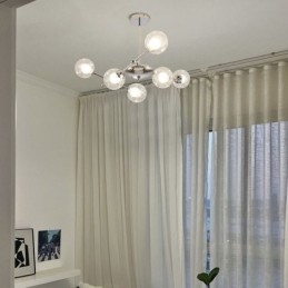 Glas Pendelleuchte im europäischen Stil Einfache Magic Beans Deckenleuchte