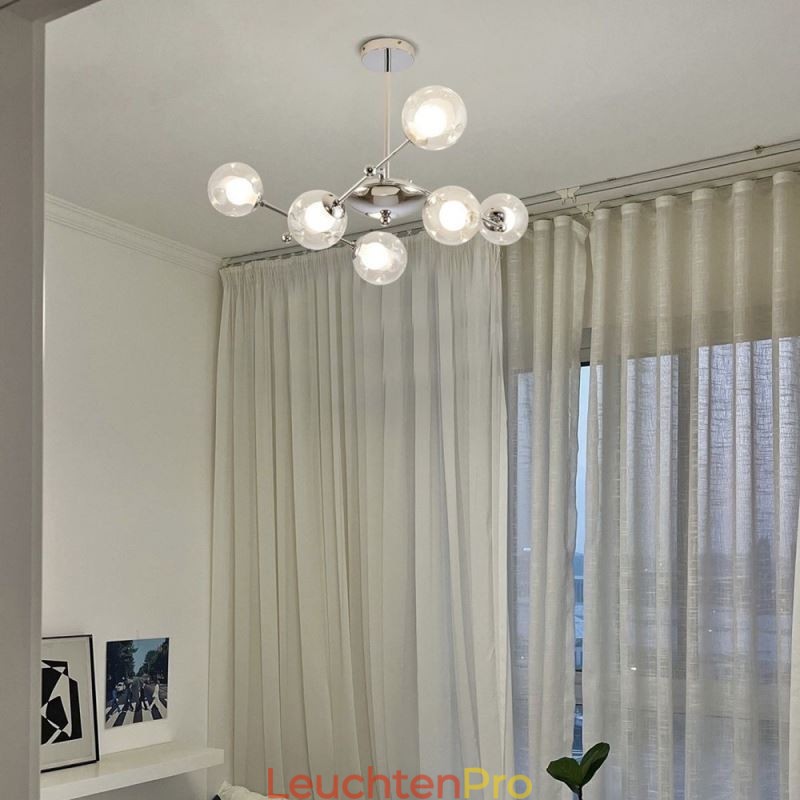 Glas Pendelleuchte im europäischen Stil Einfache Magic Beans Deckenleuchte