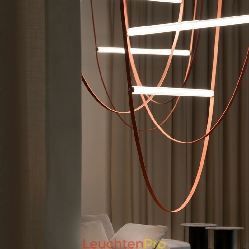 Europäische Pendelleuchte Wabi Sabi Stil Gürtel Dekoratives Licht