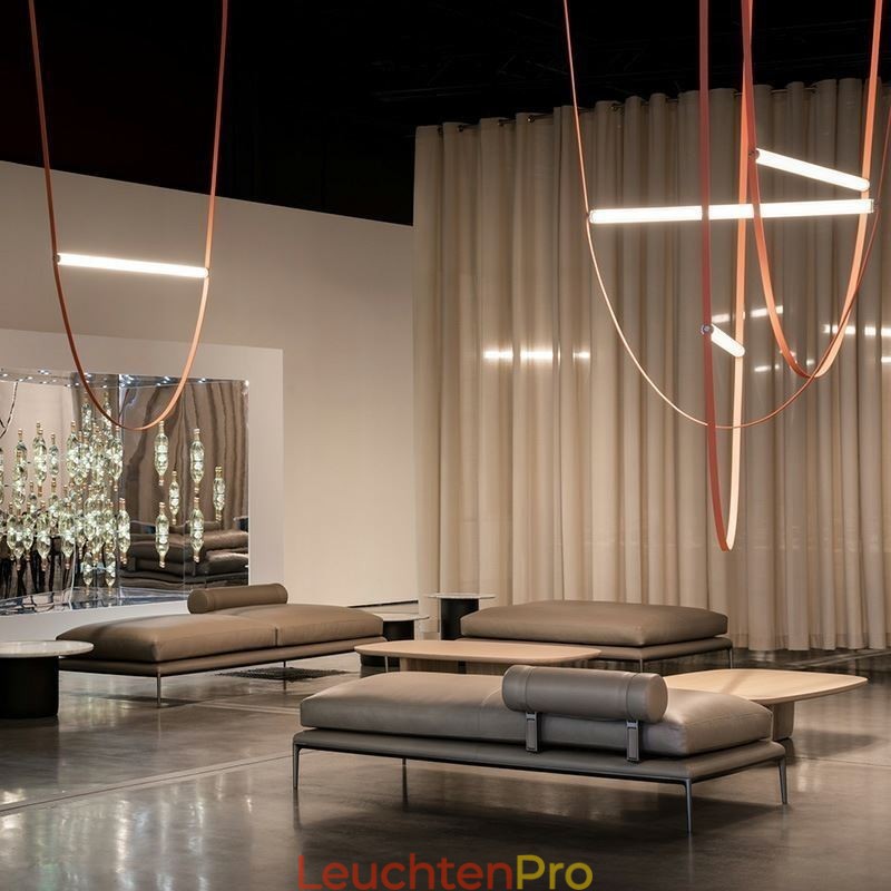 Europäische Pendelleuchte Wabi Sabi Stil Gürtel Dekoratives Licht