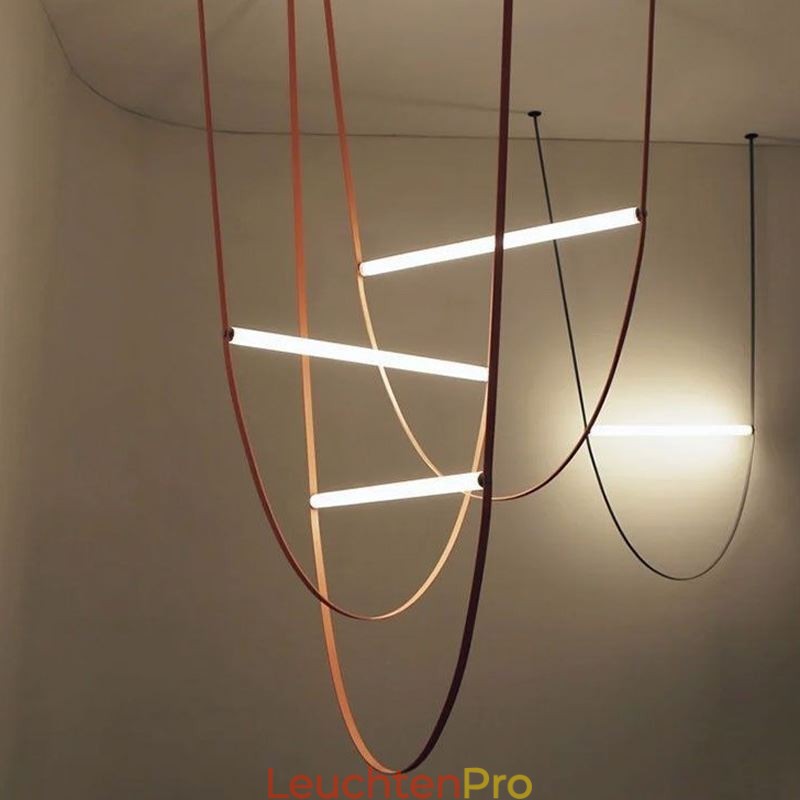 Europäische Pendelleuchte Wabi Sabi Stil Gürtel Dekoratives Licht