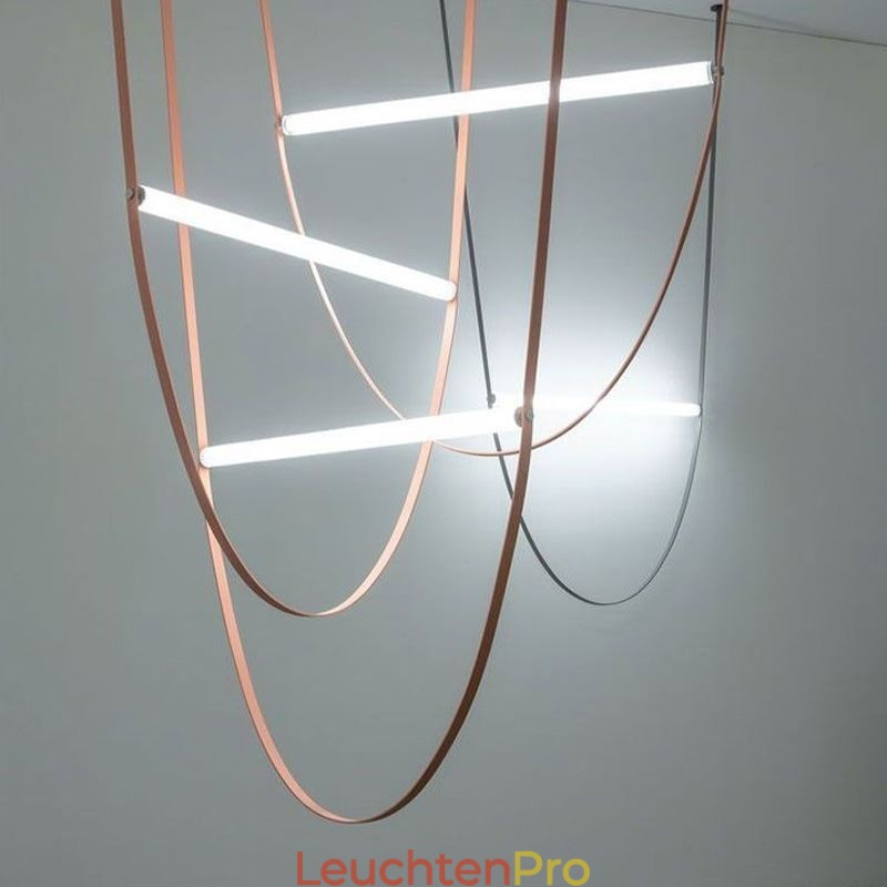 Europäische Pendelleuchte Wabi Sabi Stil Gürtel Dekoratives Licht