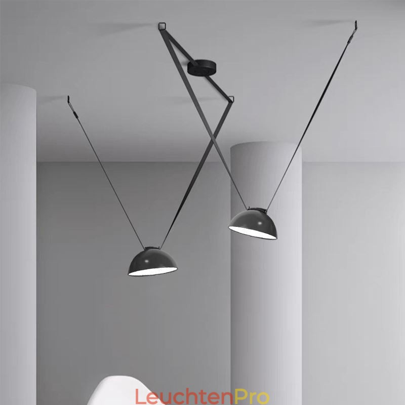 Gürtel-Pendelleuchte, europäische, einfache Gürtel-Deckenleuchte im Wabi-Sabi-Stil
