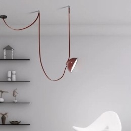 Gürtel-Pendelleuchte, europäische, einfache Gürtel-Deckenleuchte im Wabi-Sabi-Stil