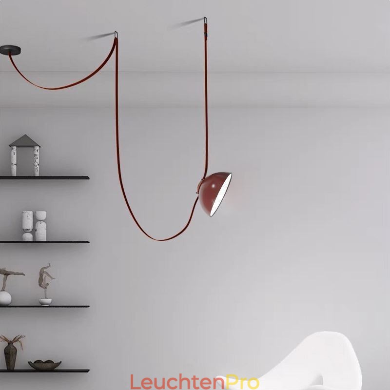 Gürtel-Pendelleuchte, europäische, einfache Gürtel-Deckenleuchte im Wabi-Sabi-Stil