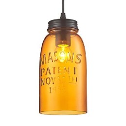 Pendelleuchte 1 Licht Italienischer Stil Transparente Galvanisierung