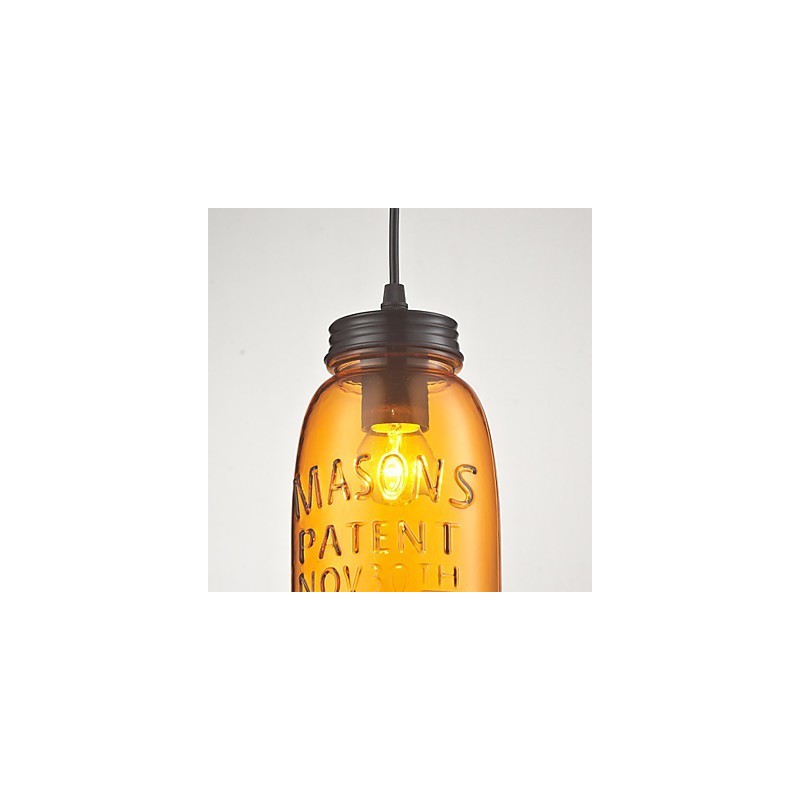 Pendelleuchte 1 Licht Italienischer Stil Transparente Galvanisierung