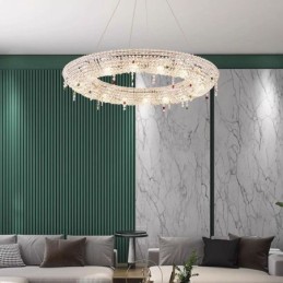 Kristall Pendelleuchte Moderne Leuchte Luxus Deckenleuchte