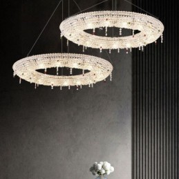 Kristall Pendelleuchte Moderne Leuchte Luxus Deckenleuchte