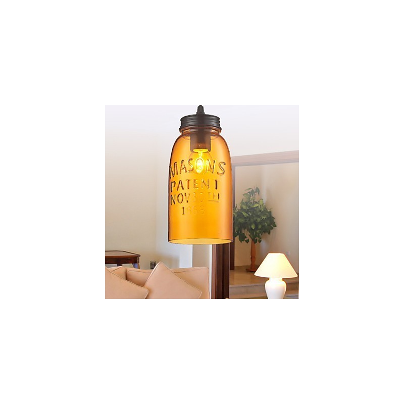 Pendelleuchte 1 Licht Italienischer Stil Transparente Galvanisierung