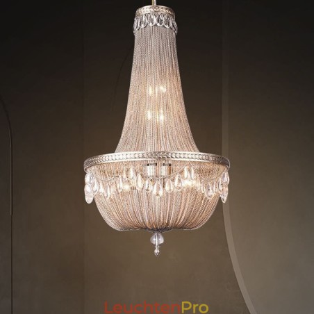 Quaste Pendelleuchte Retro American Duplex Aluminium Kette Deckenleuchte