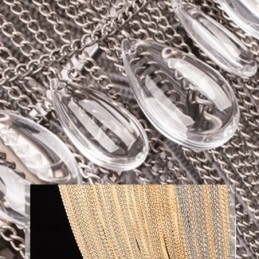 Quaste Pendelleuchte Retro American Duplex Aluminium Kette Deckenleuchte