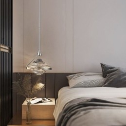 Pendelleuchte Moderne minimalistische Schmiedeeisen Lavaglas Deckenleuchte