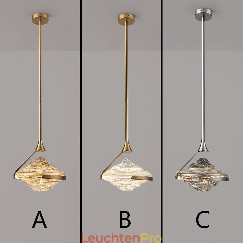 Pendelleuchte Moderne minimalistische Schmiedeeisen Lavaglas Deckenleuchte