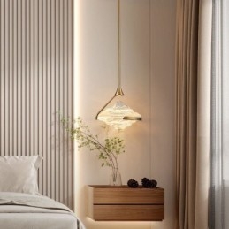 Pendelleuchte Moderne minimalistische Schmiedeeisen Lavaglas Deckenleuchte
