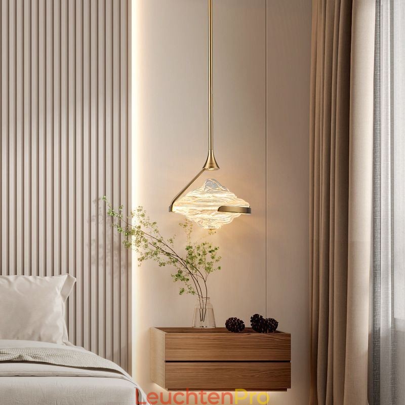 Pendelleuchte Moderne minimalistische Schmiedeeisen Lavaglas Deckenleuchte