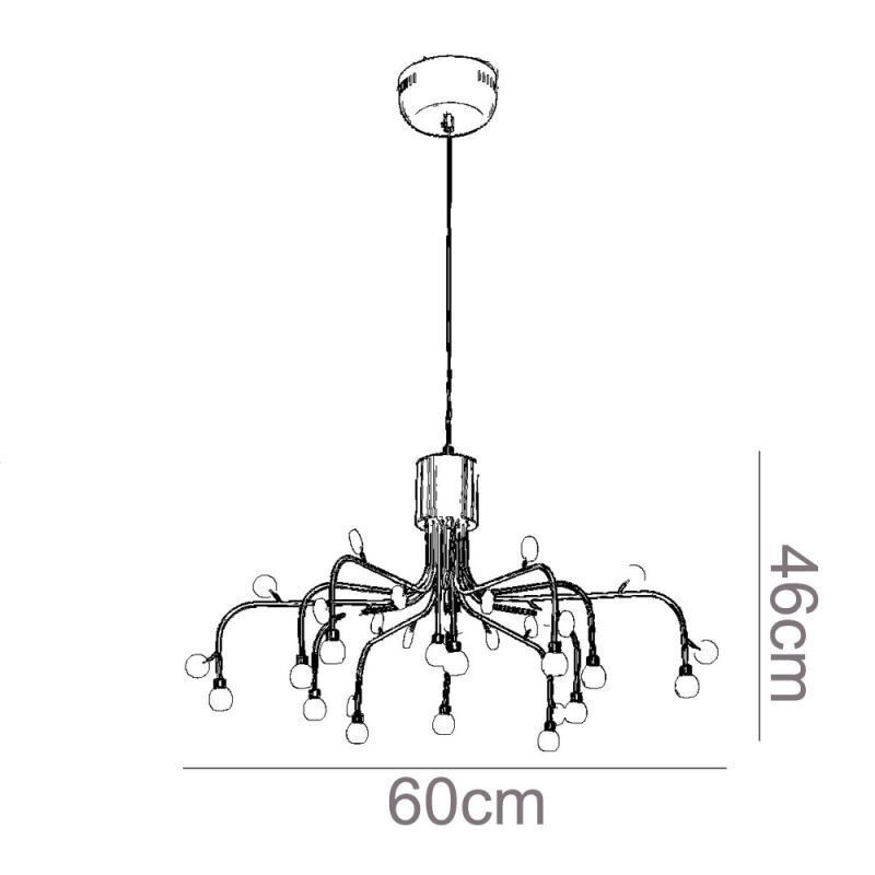 Pendelleuchte Nordic Creative Natural White Deckenleuchte 14 Lichter