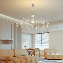 Pendelleuchte Nordic Creative Natural White Deckenleuchte 30 Lichter