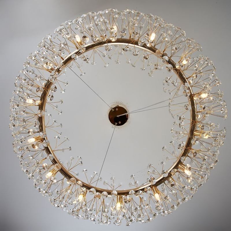 Pendelleuchte Moderne minimalistische Schmiedeeisen kreisförmige Sonnenblume Deckenleuchte