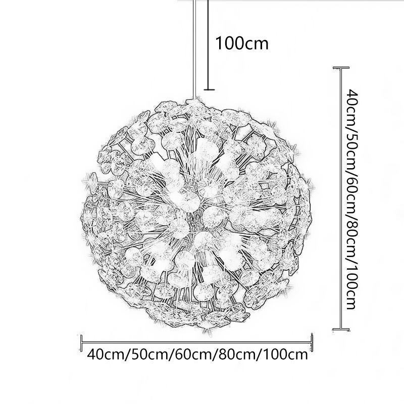 Deckenleuchte Moderne minimalistische Galvanik Eisen Sun Flower Pendelleuchte