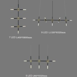 Einfache Pendelleuchte Kreatives Spleißen Warmweiß Deckenleuchte DIY Kombinationslampe