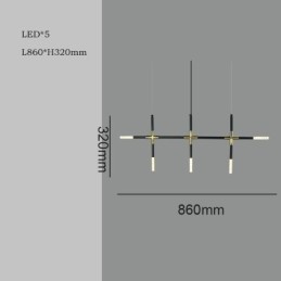 Einfache Pendelleuchte Kreatives Spleißen Warmweiß Deckenleuchte DIY Kombinationslampe