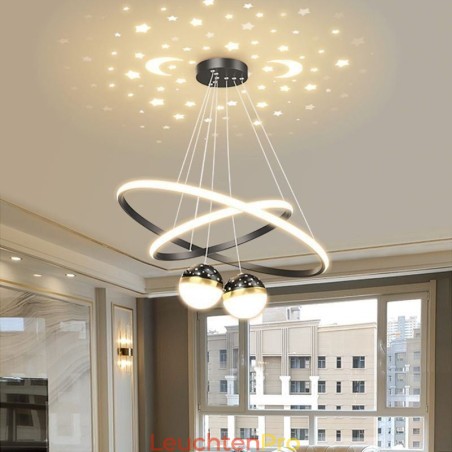 Moderne Pendelleuchte Schmiedeeisen Silikon Doppelkreis Ring Deckenleuchte Moderne Pendelleuchte Schmiedeeisen Silikon Doppelkreis Ring Deckenleuchte