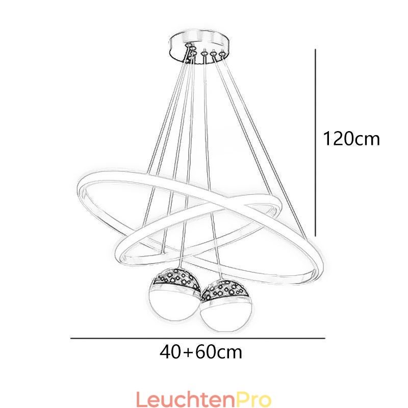 Moderne Pendelleuchte Schmiedeeisen Silikon Doppelkreis Ring Deckenleuchte