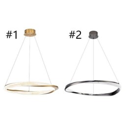 Pendelleuchte Schmiedeeisen Acryl Ring Einzelkreis Deckenleuchte