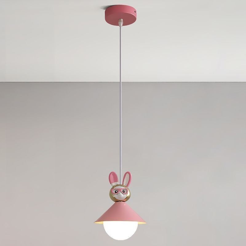Pendelleuchte Moderne minimalistische G9 Schmiedeeisen Kaninchen Kalb Harz Deckenleuchte