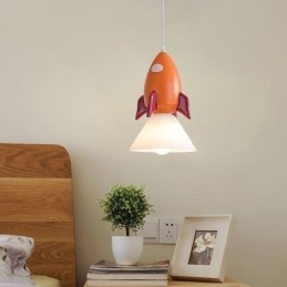 Minimalistische Pendelleuchte Schmiedeeisen Mondlandung Kleine Deckenleuchte