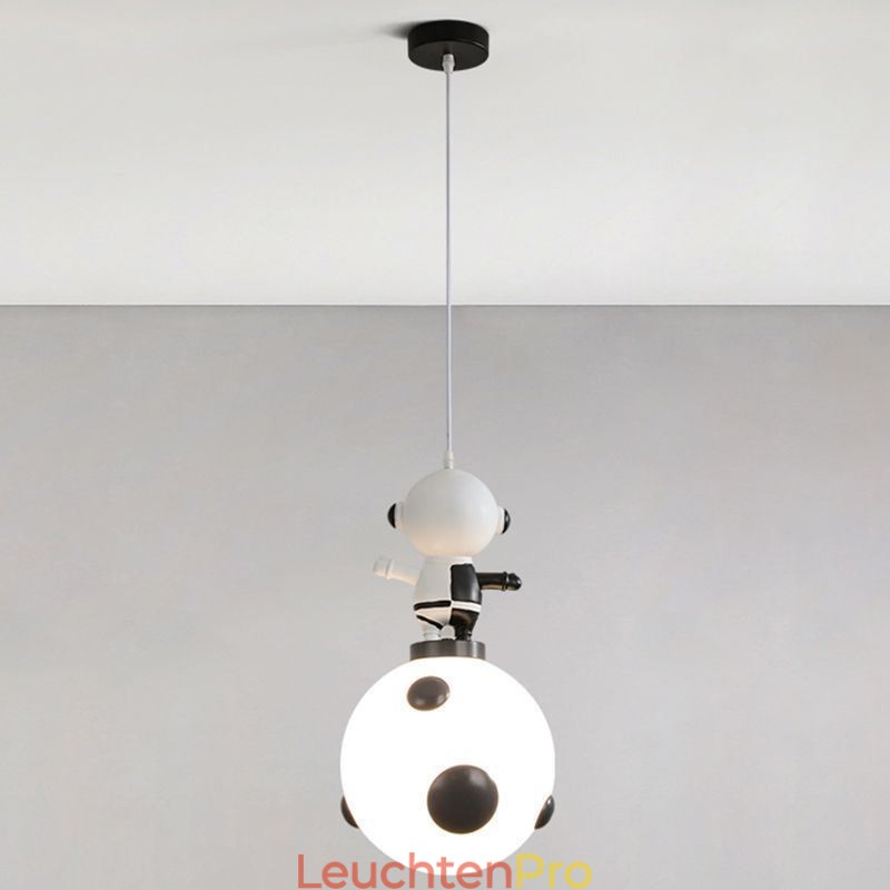 Minimalistische Pendelleuchte Schmiedeeisen Mondlandung Kleine Deckenleuchte