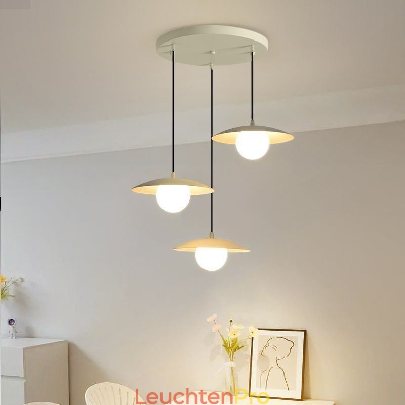 Nordic Pendant Kreative Schmiedeeisen G9 Disc Deckenleuchte