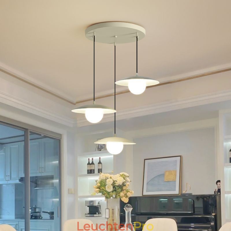Nordic Pendant Kreative Schmiedeeisen G9 Disc Deckenleuchte