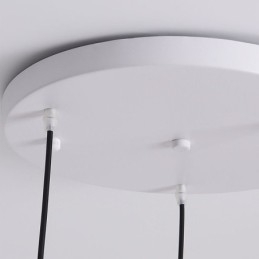 Nordic Pendant Kreative Schmiedeeisen G9 Disc Deckenleuchte