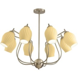 Nordic Pendelleuchte Kreative Schmiedeeisen Sand Nickel Blume Staubblatt Deckenleuchte