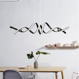 Minimalistische Pendelleuchte Aluminium Art Minimalistische Spiral-Deckenleuchte