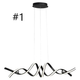 Minimalistische Pendelleuchte Aluminium Art Minimalistische Spiral-Deckenleuchte